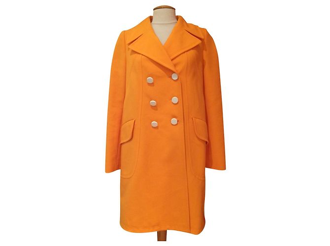 Gabardina Tara Jarmon naranja de algodón talla 38