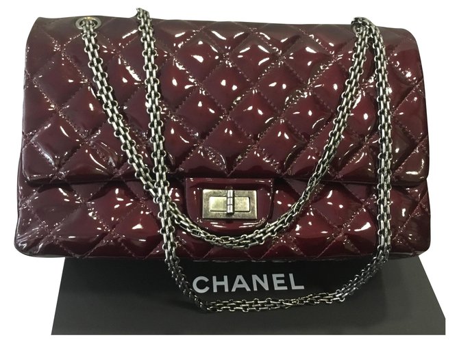 Chanel 2.55 Lackleder  ref.179943