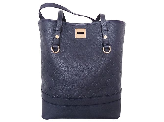 Citadines LOUIS VUITTON BORSA CITADINE PM IN PELLE MONOGRAM FOOTPRINT Blu navy