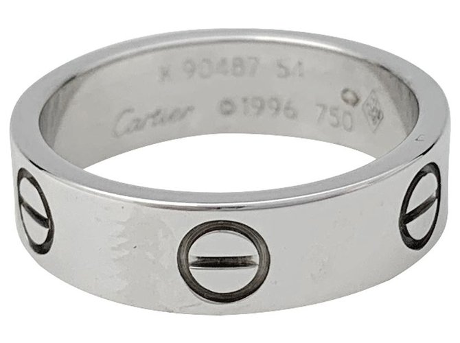 Cartier ring model "Love" in white gold.  ref.179972