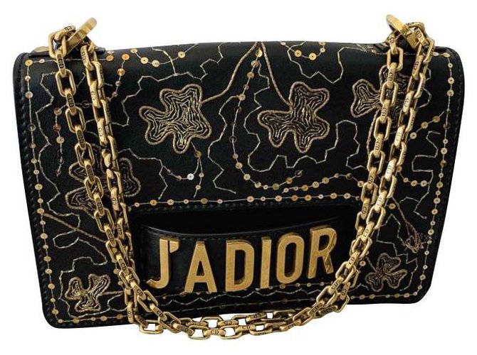 Christian Dior J’adior bag Black Leather  ref.179994