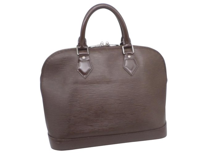 Louis Vuitton ALMA Brown Leather  ref.180029