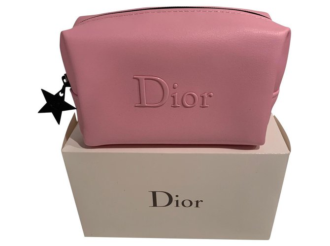 Christian Dior Pochettes Synthétique Rose  ref.180053