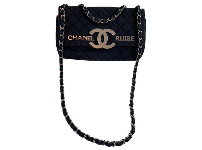 Chanel Negro Algodón  ref.180096