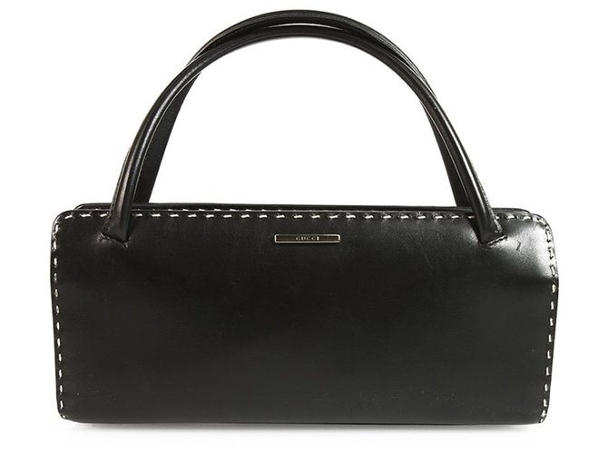 Gucci Clutch bags Black Leather  ref.180121