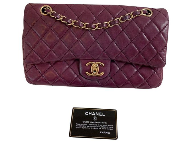 Chanel Cuir Violet  ref.180122