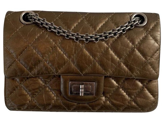 2.55 Chanel Bronze Leather  ref.180231