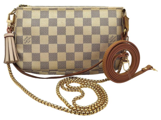 Louis Vuitton Sacchetto accessorio Grigio antracite Pelle  ref.180299