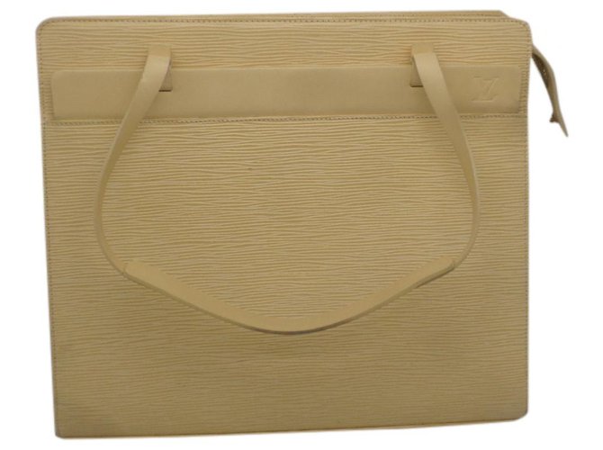 Louis Vuitton Handtaschen Beige Leder  ref.180357