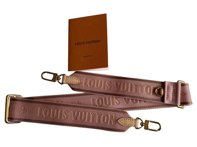 Louis Vuitton Correia de guitarra rosa  ref.180369