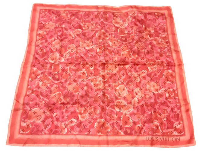 Louis Vuitton Silk scarves Fuschia  ref.180413