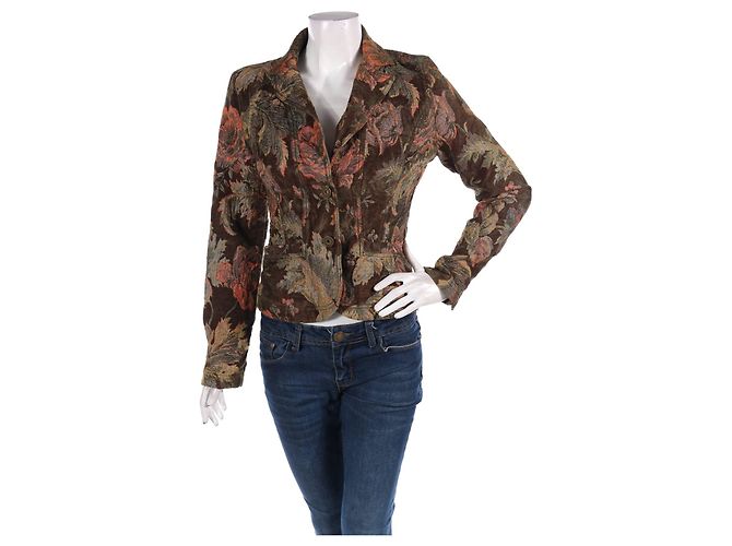 DKNY Jeans Blumenblazer Mehrfarben