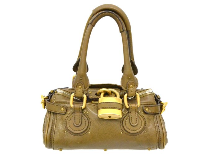 Chloé Shoulder bag Yellow Leather  ref.180763