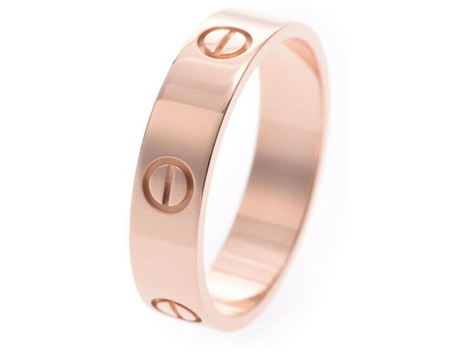Cartier anillo de amor #65 Dorado Oro rosa  ref.180833