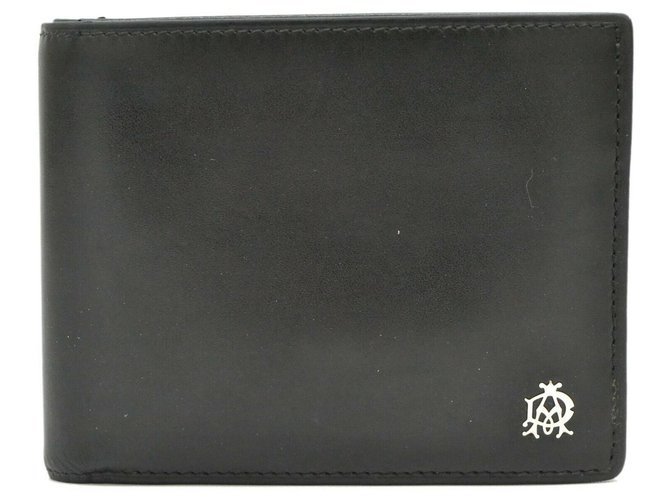 Autre Marque Dunhill Bifold Wallet Black Leather  ref.180840