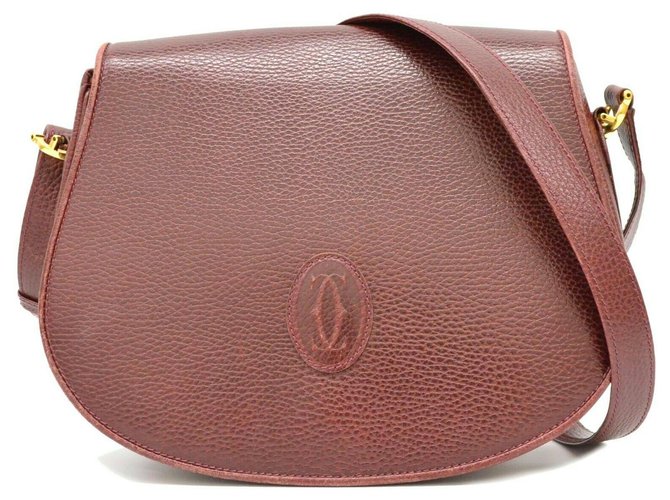 Cartier Must Line Shoulder Bag Leather  ref.180867