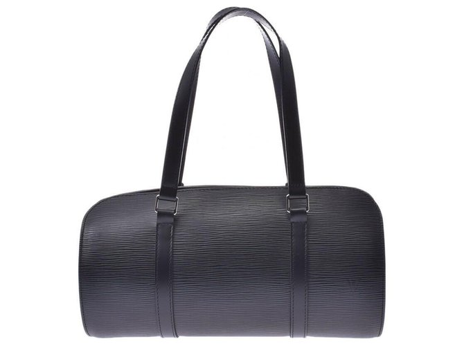 Louis Vuitton Soufflot Black Leather  ref.180978