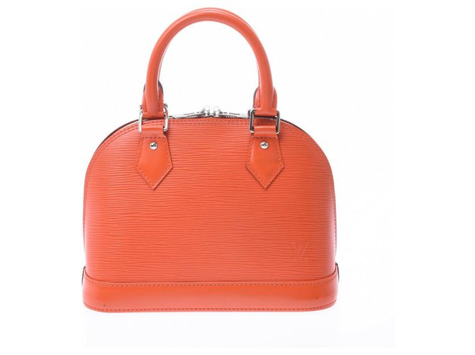 Louis Vuitton Alma BB Orange Leather  ref.180994