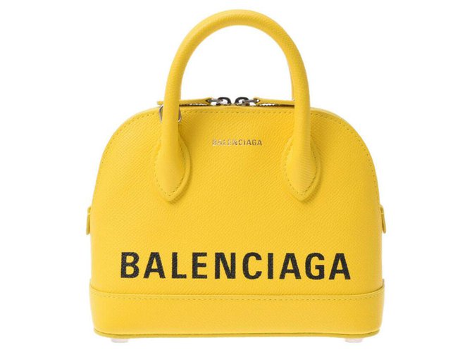 Balenciaga Ville Top Yellow Leather  ref.181009