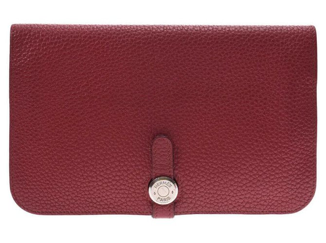 Hermès Dogon GM Red Leather  ref.181294
