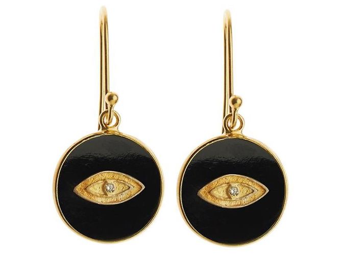 Ileana Makri All Seeing Eye Noir Doré