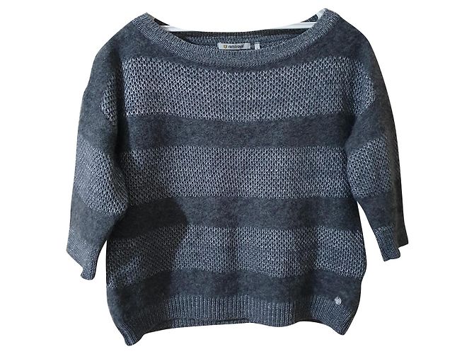 Autre Marque Suéter Rich & Royal gris plateado Plata