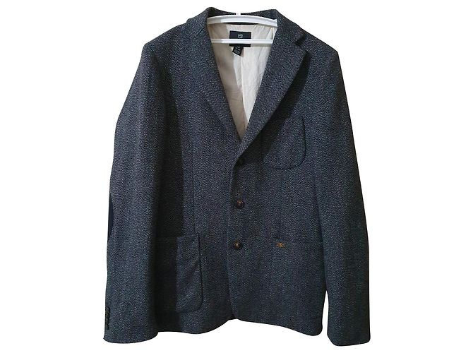 Scotch and Soda Blazer Dunkelgrau Mehrfarben Anthrazitgrau