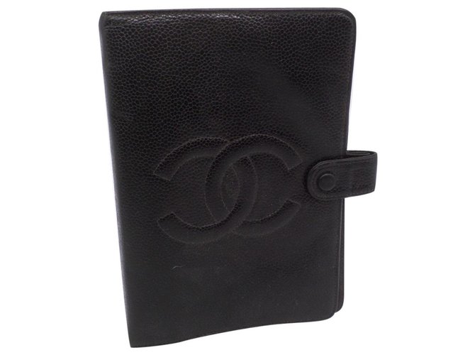 Chanel Purses, wallets, cases Black Leather  ref.181473