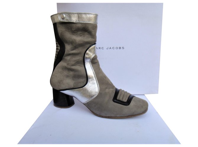Marc Jacobs p boots 38 Grey Deerskin  ref.181486