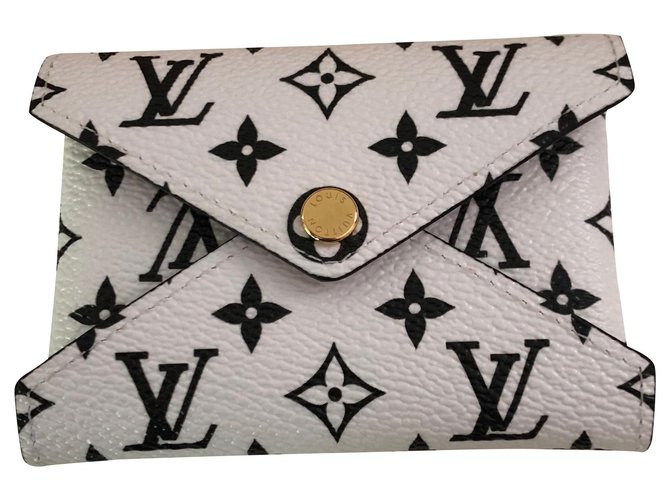 Louis Vuitton Purses, wallets, cases Black White Multiple colors Leather Cloth  ref.181524