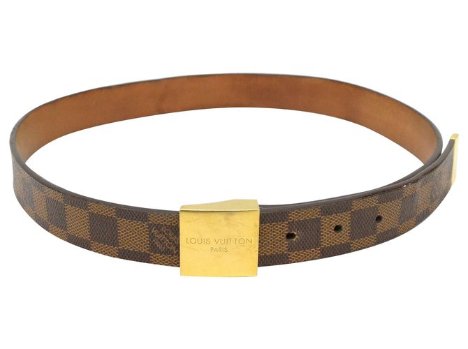 Louis Vuitton, Accessories, Louis Vuitton Ceinture Carre Buckle Belt  Monogram