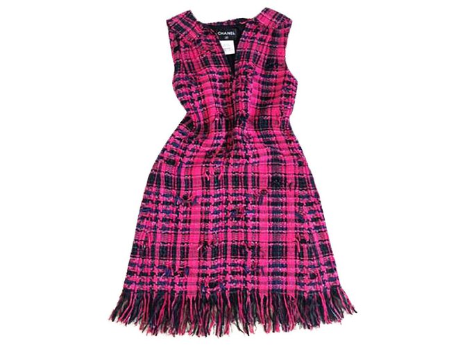 Chanel new bomb dress Multiple colors Tweed ref.181850 - Joli Closet