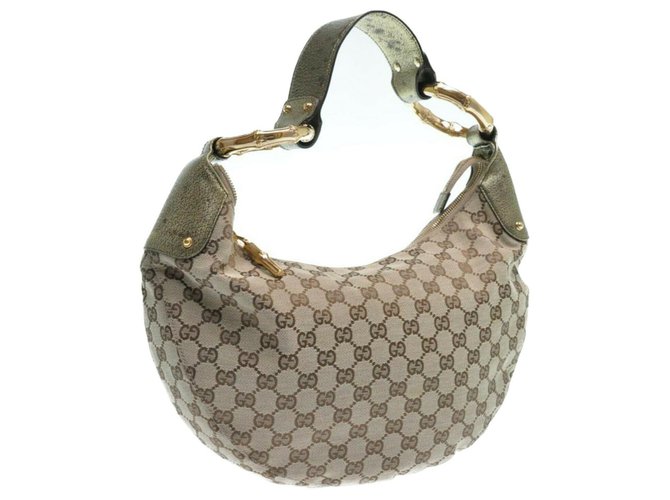 Gucci Clutch bag Beige Cloth  ref.181957
