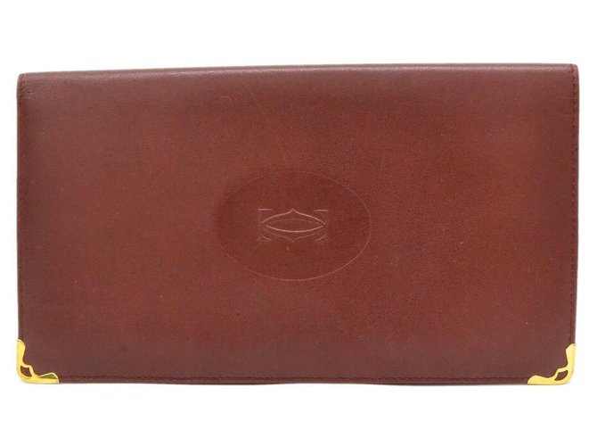 Cartier wallet Leather  ref.182006