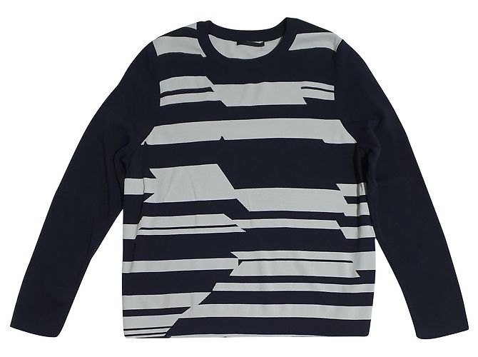 Pull noir et blanc Bruuns Bazaar XL