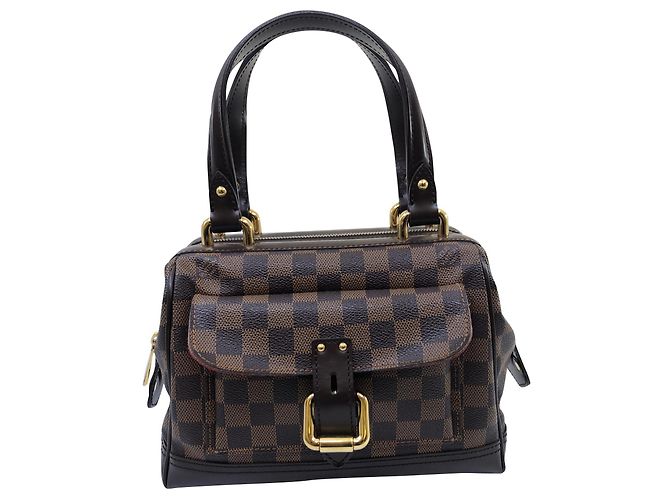 Bolsa Louis Vuitton Knightsbridge em lona e couro marrom