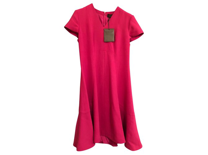 Louis Vuitton Kleider Pink Seide  ref.182093