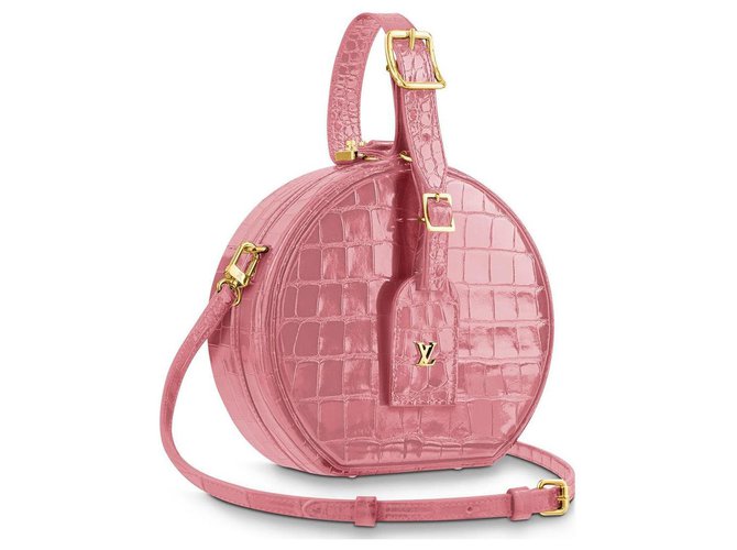Sarah Louis Vuitton Handbags Pink Exotic leather ref.182276 - Joli Closet