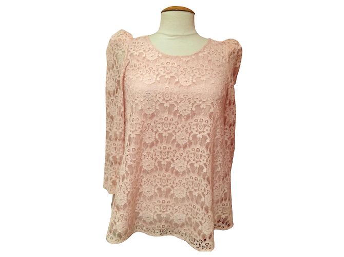 Camicia Claudie Pierlot in Guipure Rosa