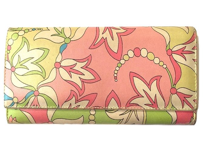 EMILIO PUCCI printed leather wallet