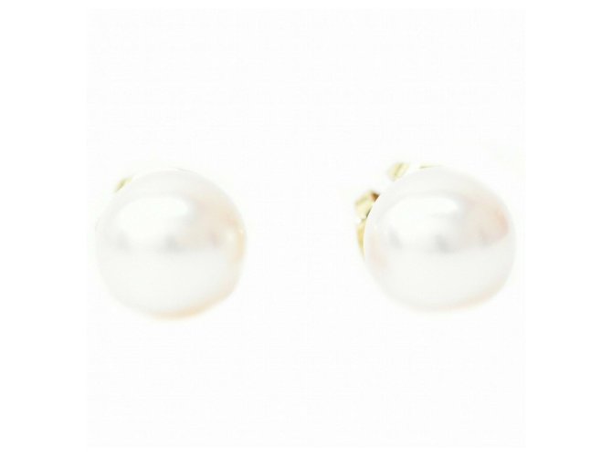 Mikimoto Earring Golden Pearl  ref.182522