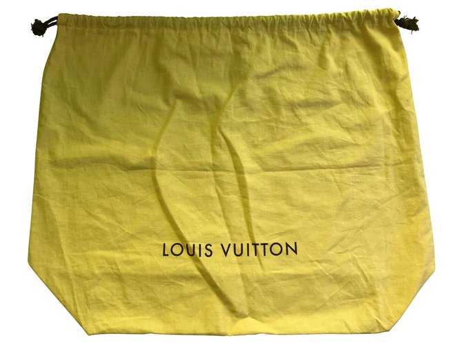 Saco para o pó Louis Vuitton Marrom Algodão  ref.182526