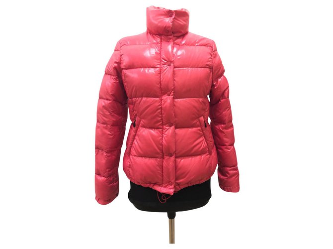 Moncler puffer real down jacket Pink  ref.182623