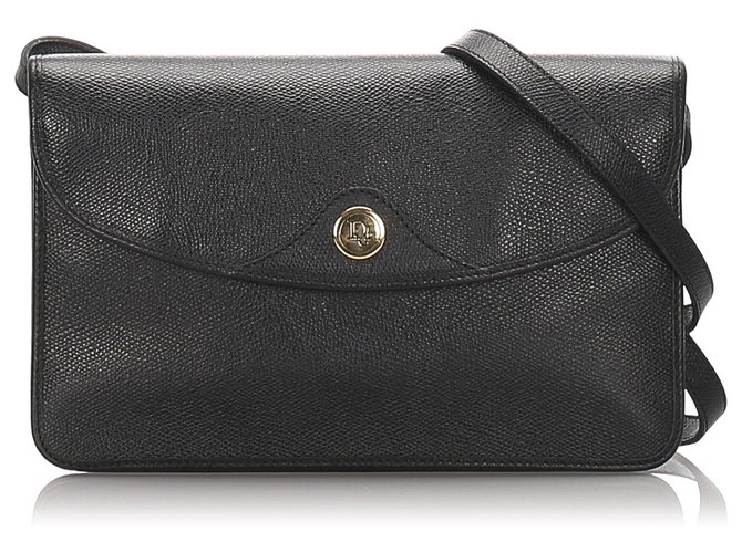 Dior Black Leather Crossbody Bag Pony-style calfskin  ref.182835