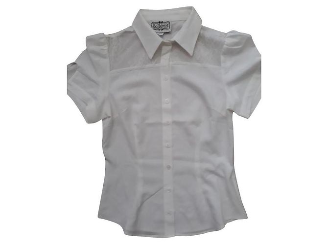 Autre Marque Kollektive Bluse Pin'up Aus weiß