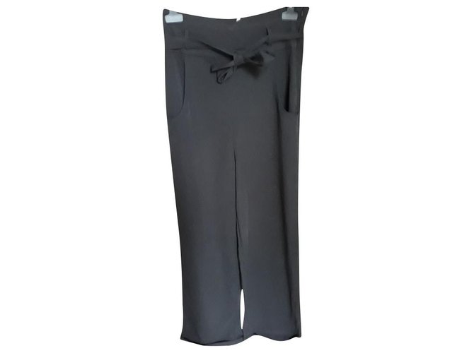 Autre Marque Pantalon Collectif Style Pin'up Noir  ref.183008