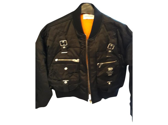 The Kooples bomber jacket Black Polyamide  ref.183012
