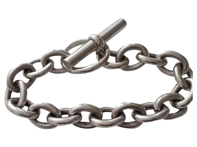 Vintage anchor chain Silvery Silver  ref.183023