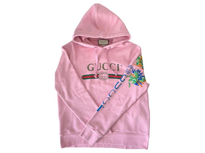 Gucci Sweaters Pink Cotton  ref.183037