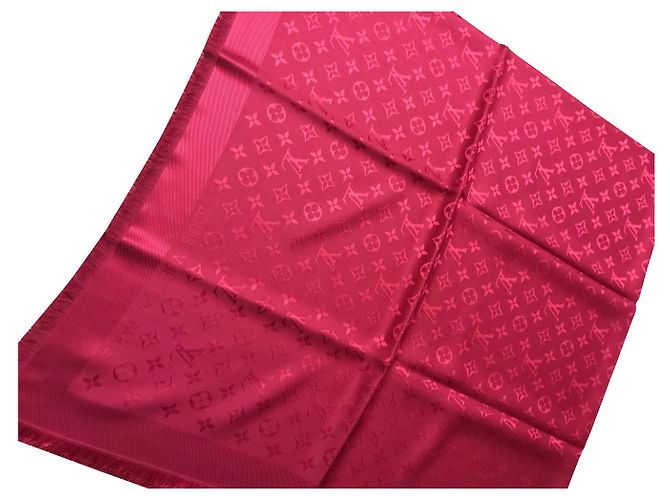 Scialle Louis Vuitton rosso